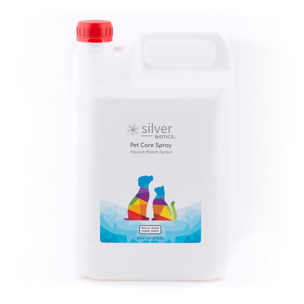 silverBIOTICS Hayvan Tüy ve Deri Bakım Spreyi 5L Yedek Paket - Refill PACK