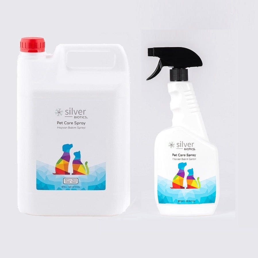 silverBIOTICS Pet Bakım Spreyi 750ML + 5L YEDEK PAKET SÜPER SET