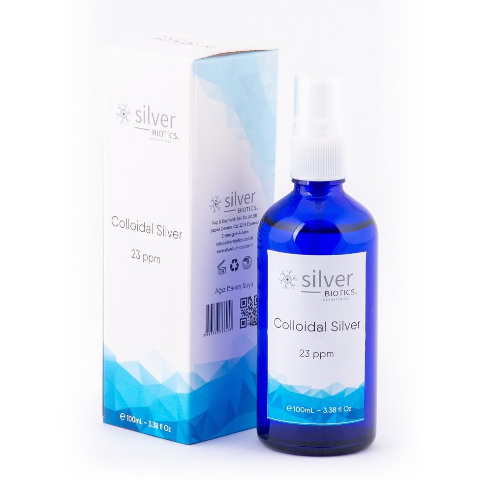silverBIOTICS 23ppm 100ml Sprey Kolloidal Gümüş Suyu