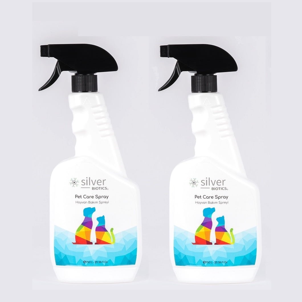 silverBIOTICS Hayvan Tüy ve Deri Bakım Spreyi 750ml 2li SET